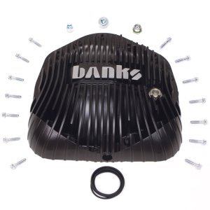 GMC Sierra Diff Cover Kit - Rear - Banks Power - Ram-Air with AAM 11.5 or 11.8-14 Bolt - Satin Black/Machined - `01-`19